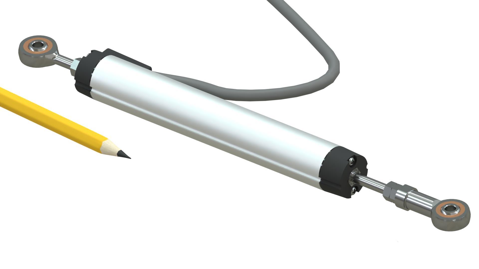 LPPS22 Linear Potentiometer Position Sensor with Rod End Joints